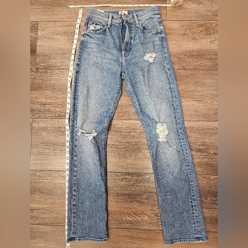 Classic, Blue, Women's ,Jeans, Denim, Mother, Straight, Classic, Travel, Cute